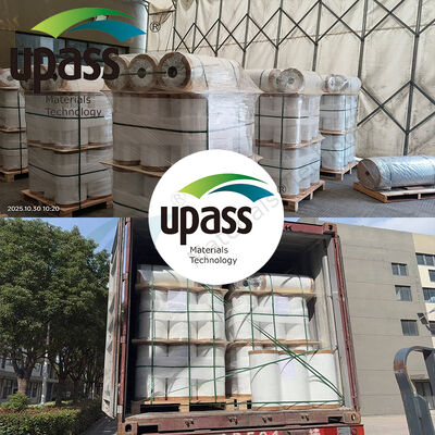 100-2000 मिमी चौड़ाई इम्बोस्ड पॉलीप्रोपाइलीन रिलीज़ फिल्म सिलिकॉन लेपित रिलीज़ लाइनर के लिए जलरोधक झिल्ली