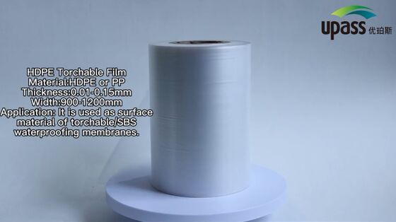 Customizable HDPE Film Torchable SBS Waterproofing Membrane Perforable Hole Distribution Cutting Service Blow Molding
