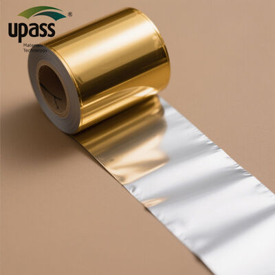 Bestseller High Quality Food Grade BOPP Roll Films Red & Silver Aluminum-Metalized BOPP Laminating Films Soft & Waterproof