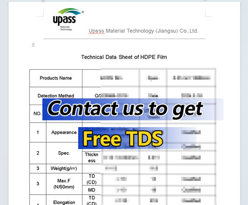 0.035 मिमी पारदर्शी ईवीए गर्म पिघलने चिपकने वाला रोल फिल्म पैकिंग बिटुमेन और चिपकने वाला गोंद के लिए