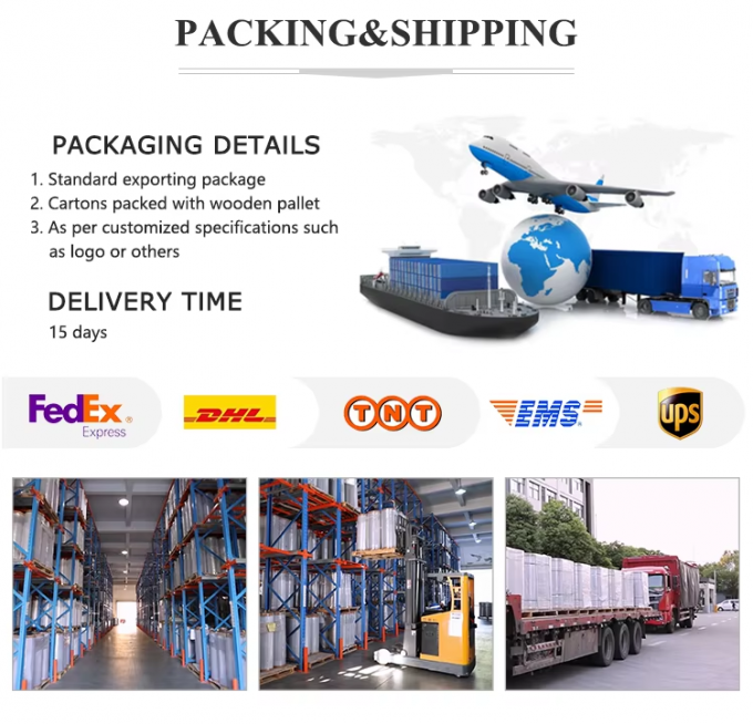 पैकेजिंग और शिपिंग जानकारी